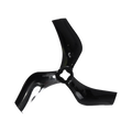 Gemfan D75 75mm 3" Ducted 3-Blade Propellers w/M5 Adapters - 1.5mm Shaft (2CW + 2CCW)