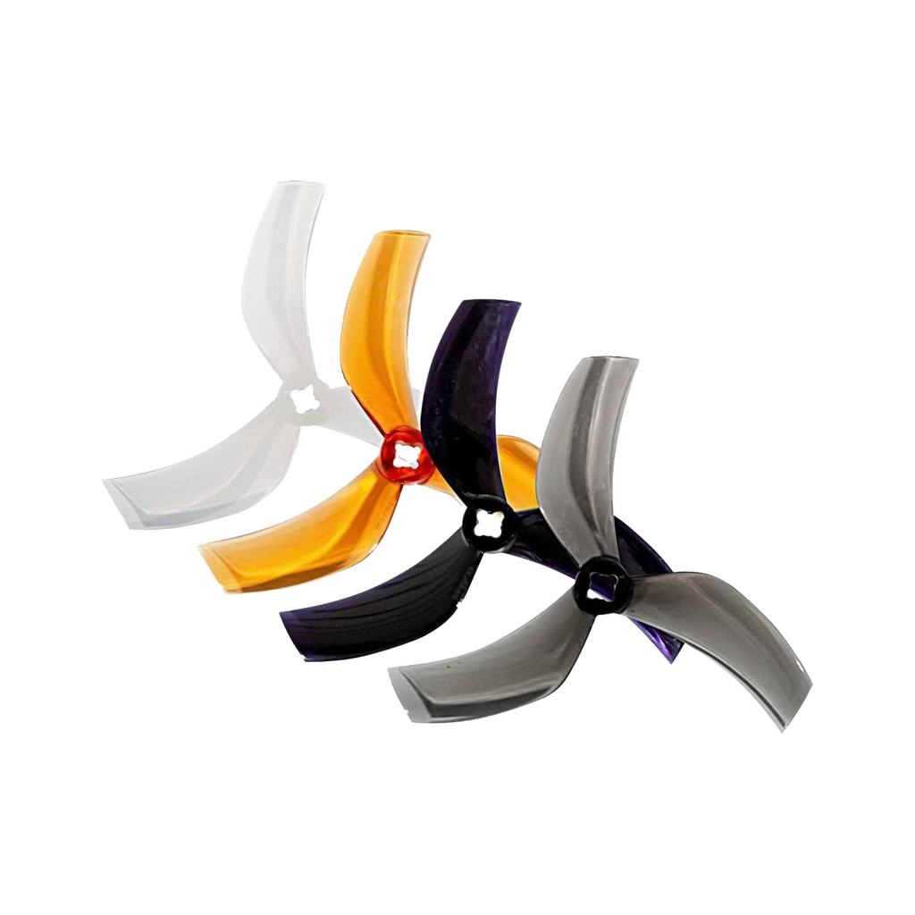 Gemfan D90 3.5" Ducted Durable 3 Blade Propellers w/M5 Adapters - 1.5mm Shaft (2CW + 2CCW)