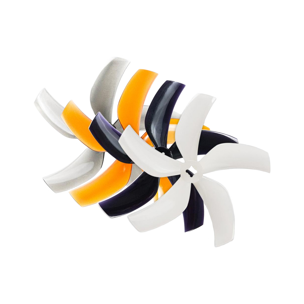 Gemfan D90 90mm 3.5" 5-Blade Ducted Cinewhoop Propeller w/M5 Adapters - 1.5/2.0mm Shaft (2CW + 2CCW)