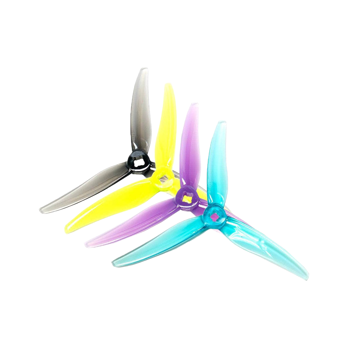 Gemfan Hurricane 4525 4.5" Durable Tri-Blade Propeller  (2CW + 2CCW)