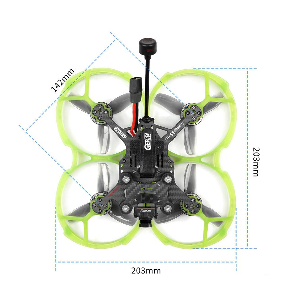GEPRC CineLog 35 P 3.5" Cinewhoop Drone HD w/ RunCam Wasp - Performance Edition