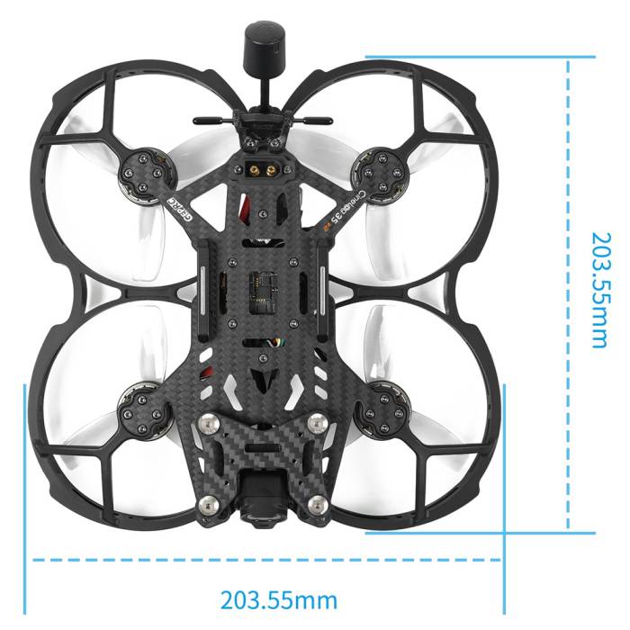 GEPRC CineLog 35 V2 3.5" HD Cinewhoop 6s Drone w/ DJI O3