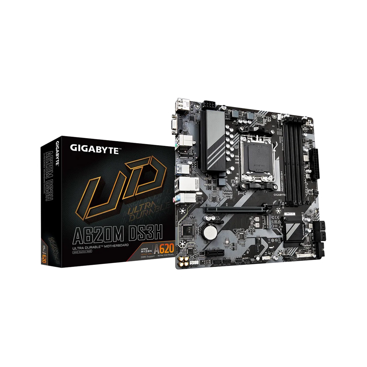 Gigabyte A620M DS3H DDR5 Motherboard A620M-DS3H [PC]