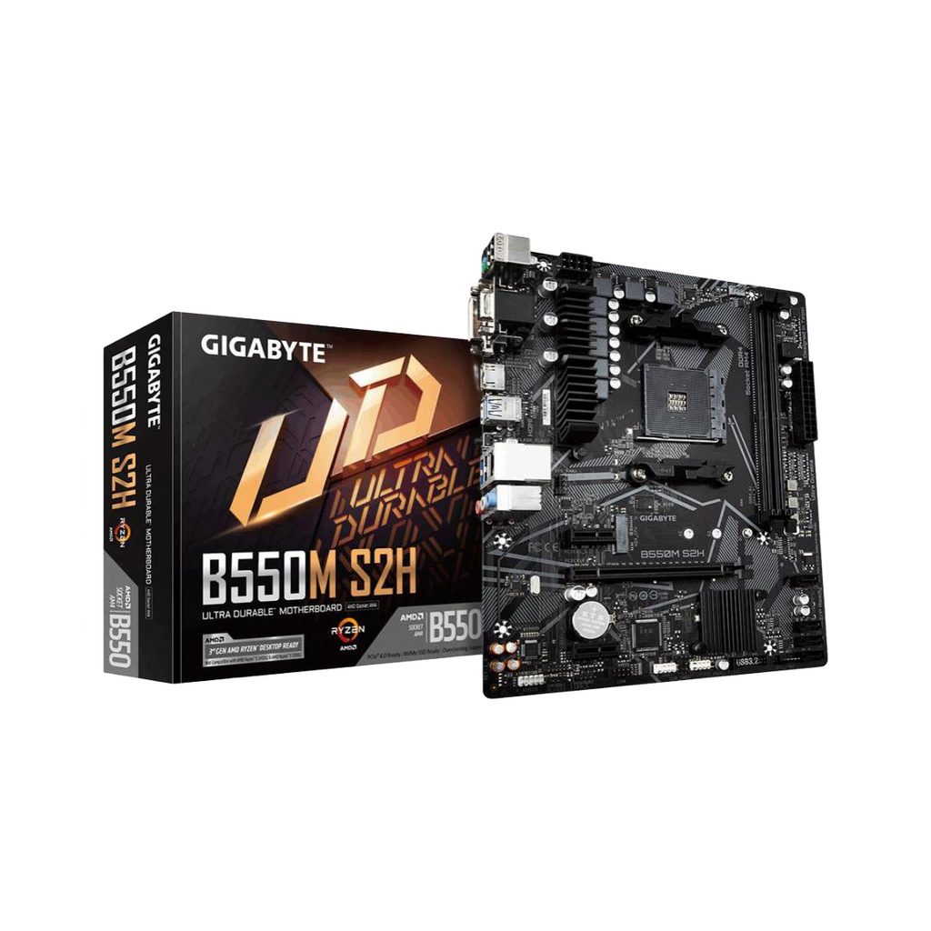 Gigabyte B550M-S2H AMD Micro ATX Motherboard [PC]