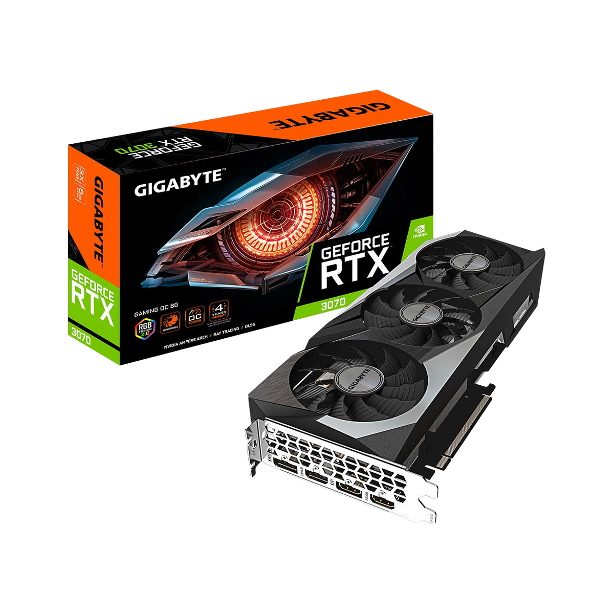 Gigabyte GeForce RTX 3070 Gaming OC 8GB V2 GV-N3070GAMING-OC-8GD-V2 LHR