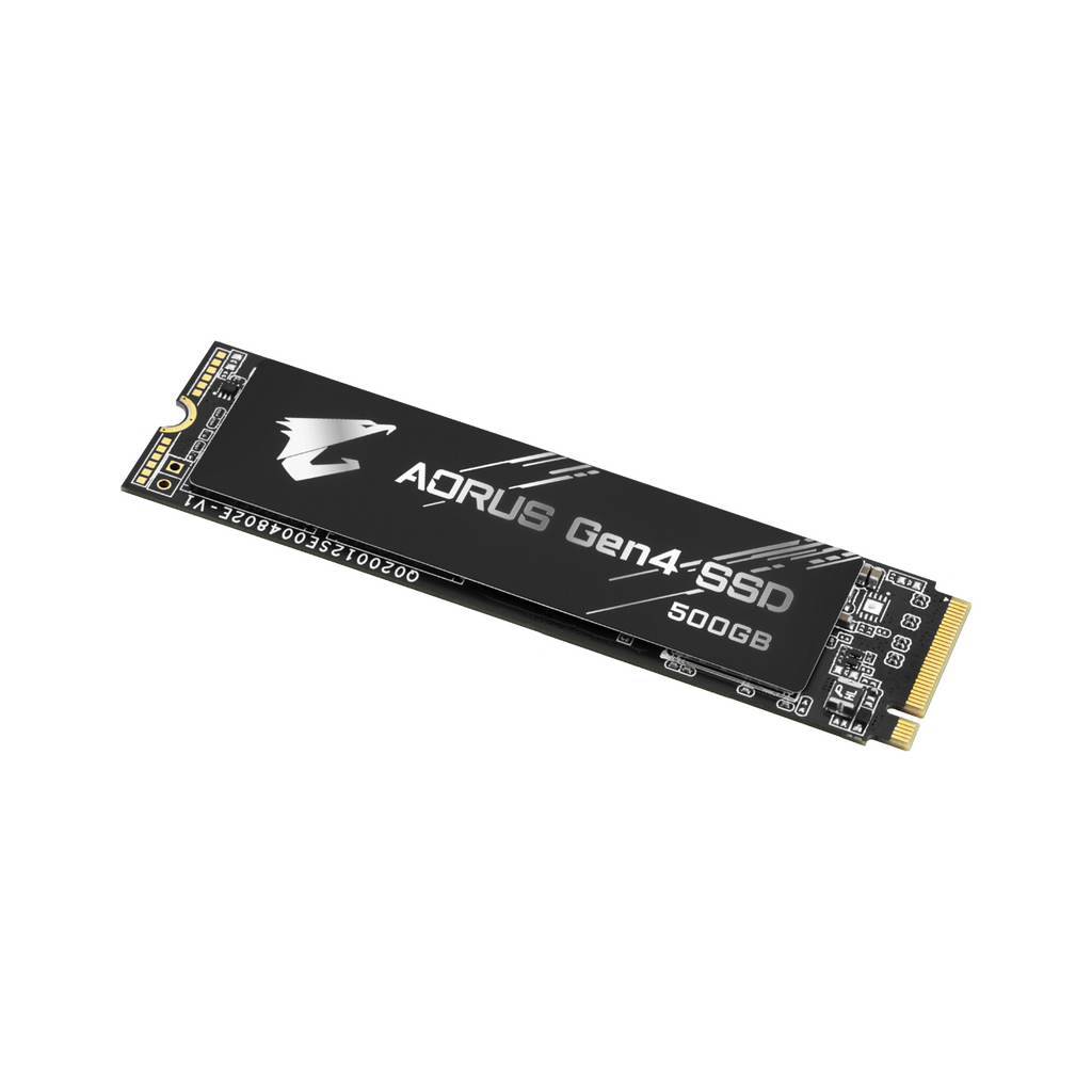Gigabyte M.2 AORUS Gen4 SSD 500GB 5000/2500 MB/s PCI-Express 4.0 x4, NVMe 1.3 GP-AG4500G [PC]