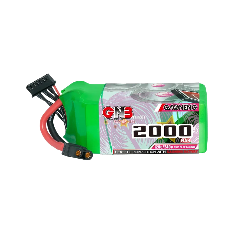 GNB 2000mAh 22.2V 6S 120C XT60 LiPo Battery [DG]