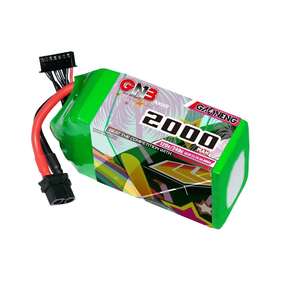 GNB 2000mAh 22.2V 6S 120C XT60 LiPo Battery [DG]