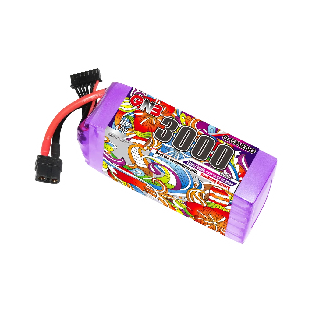 GNB 3000mAh 22.8V 6S 120C XT60 LiHV Battery [DG]