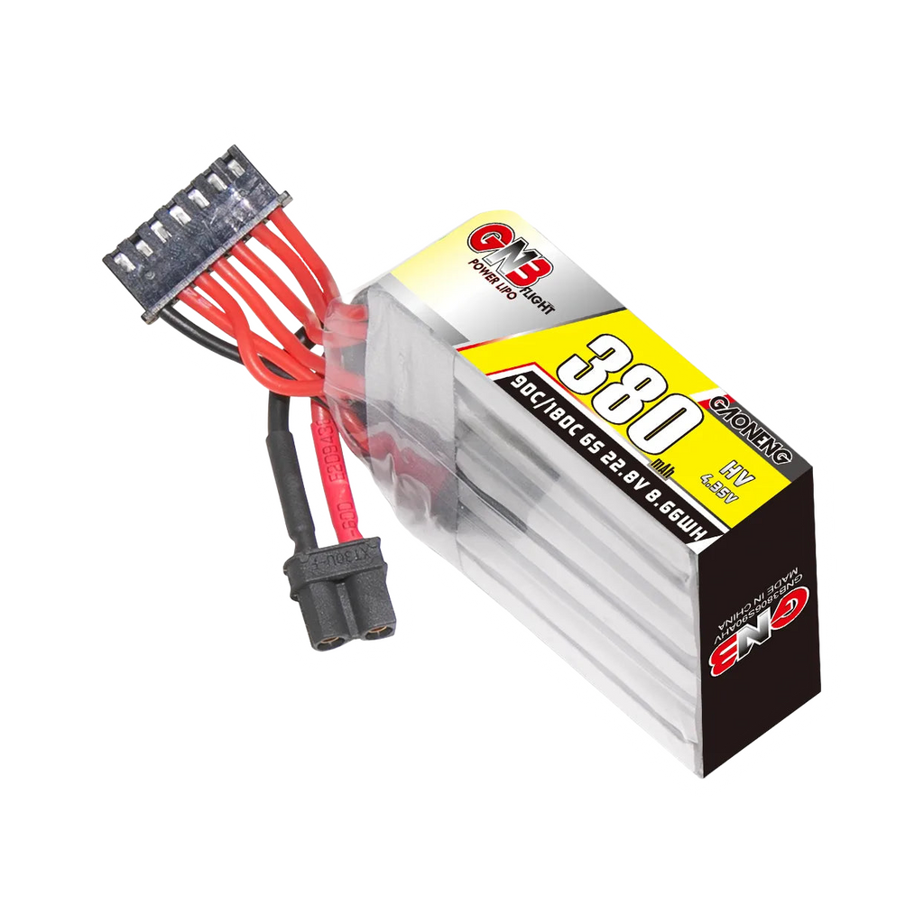 GNB 380mAh 22.8V 6S 90C XT30 LiHV Battery [DG]