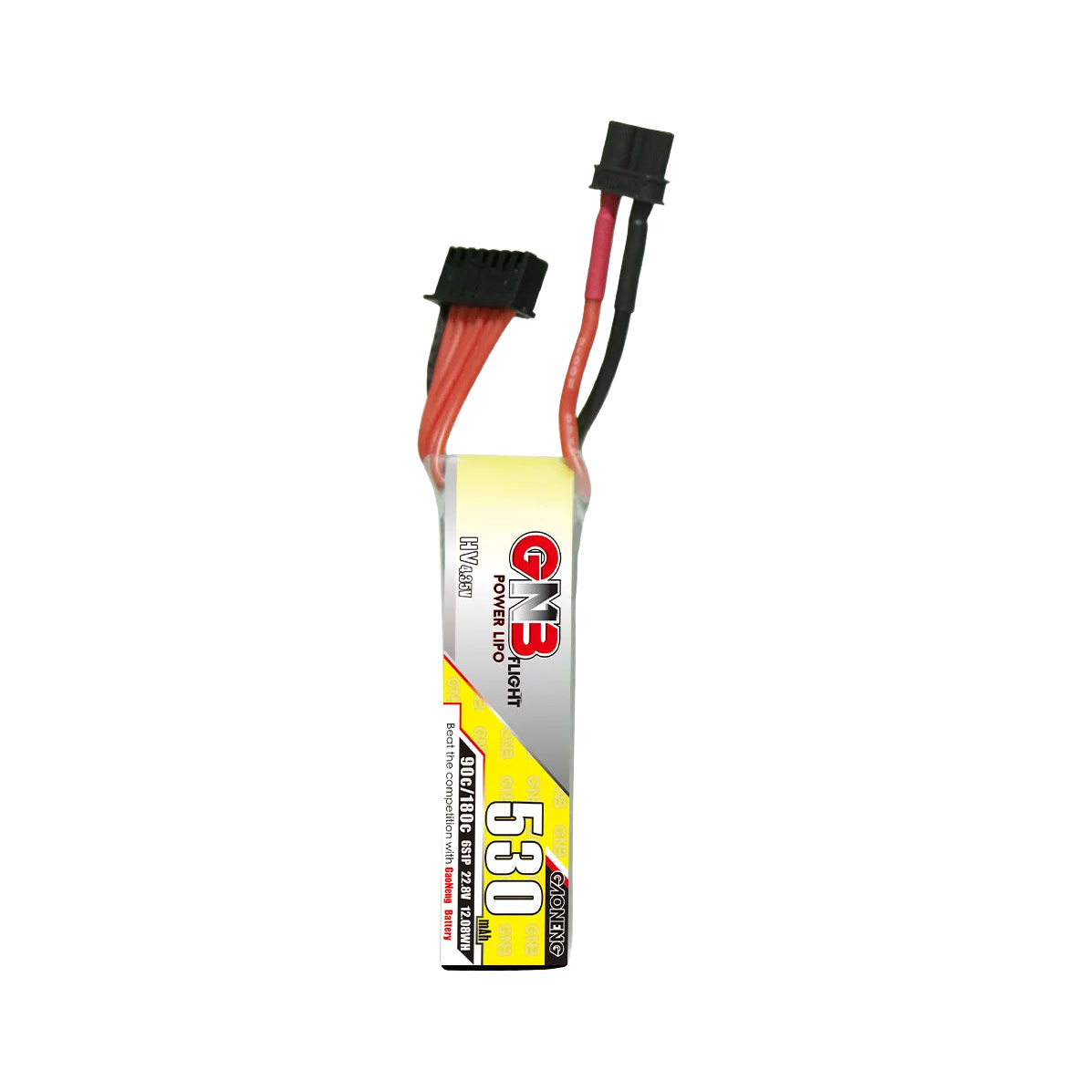 GNB 530mAh 22.8V 6S 90C XT30 LiHV Battery Long Type [DG]