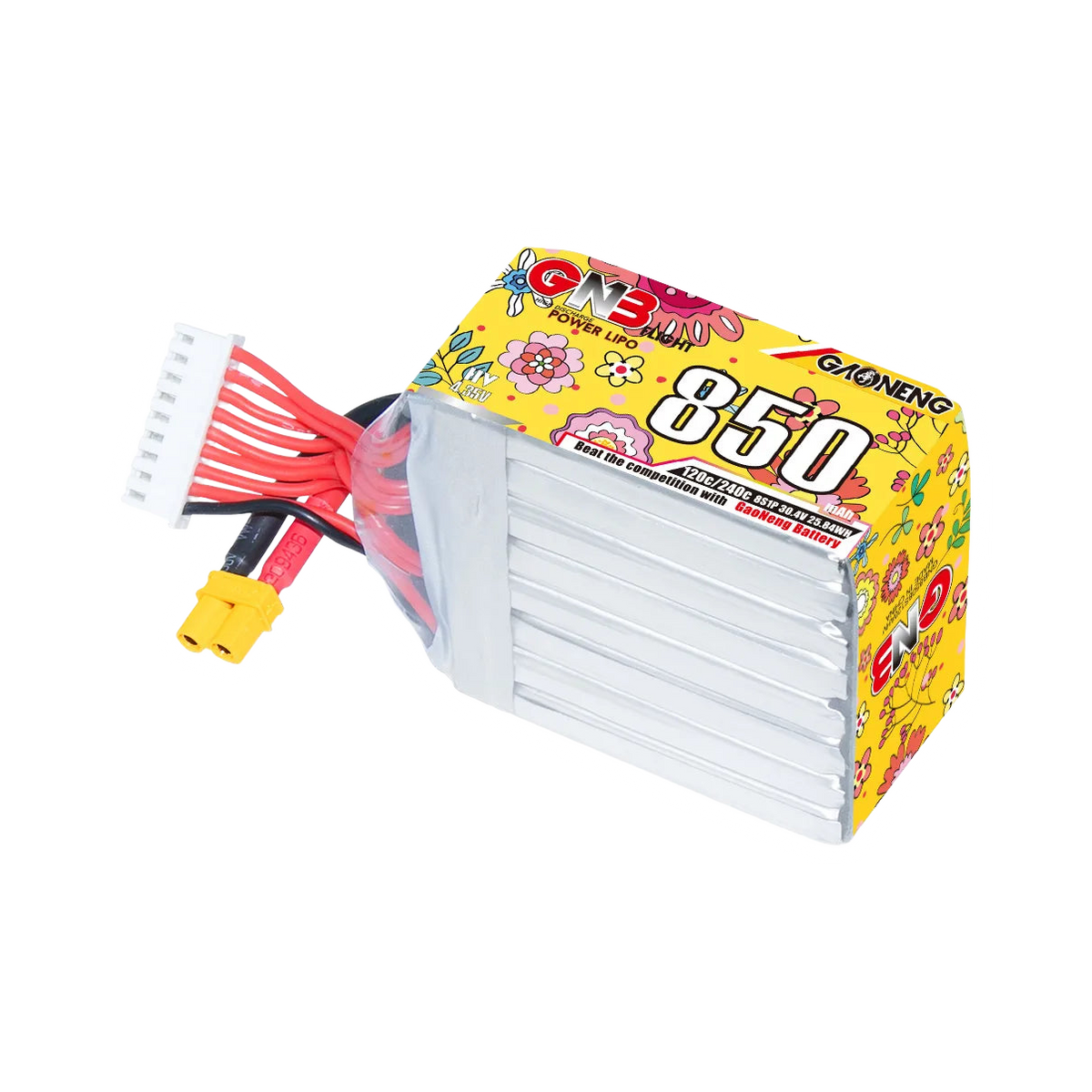 GNB 850mAh 30.4V 8S 120C XT30 LiHV Battery [DG]