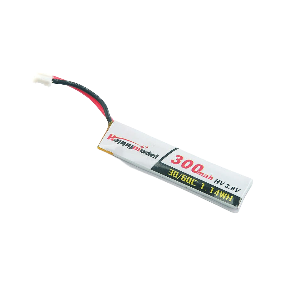 HappyModel 300mAh 3.8V 1S 30C PH2.0 LiHV Battery [DG]