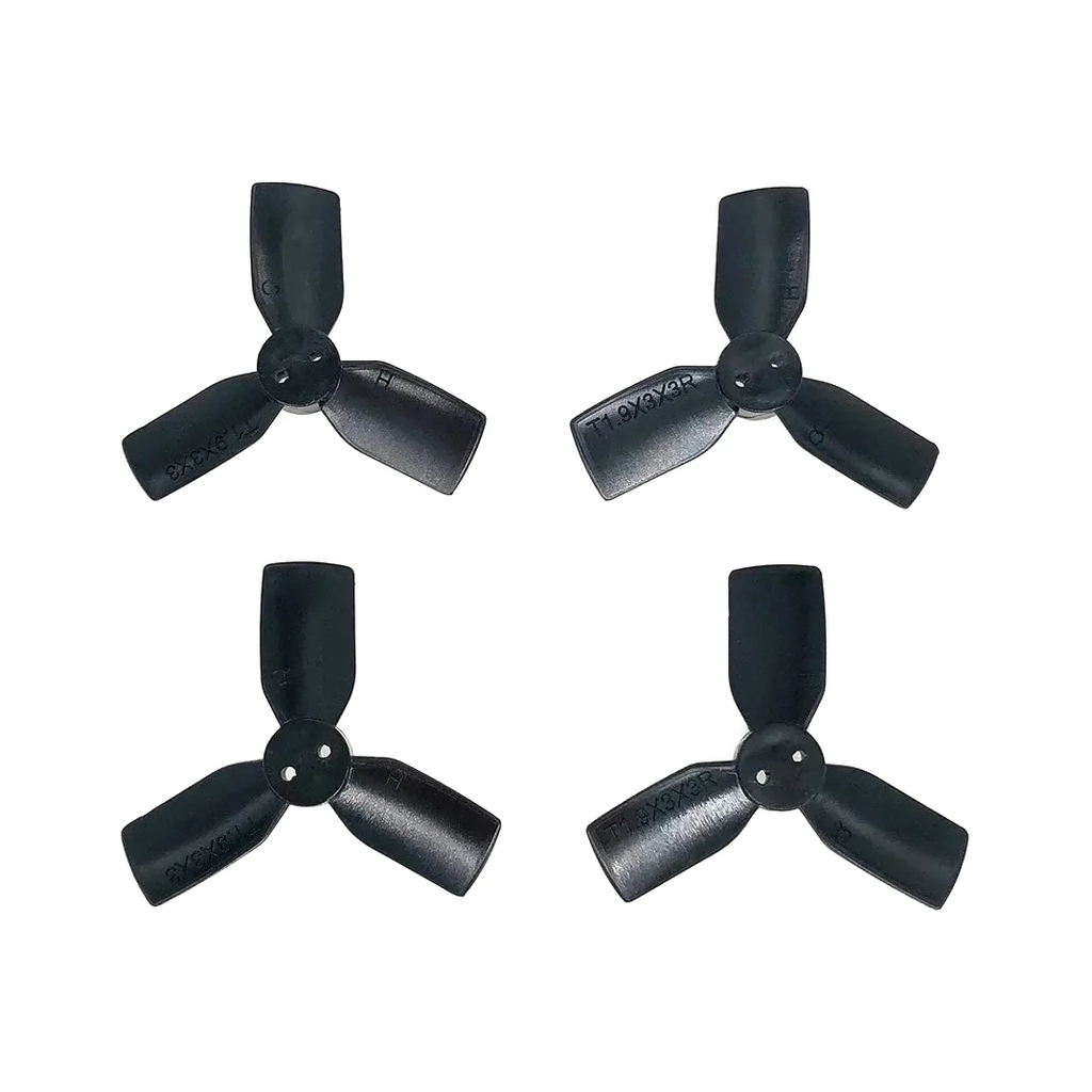 HQProp T1.9 black propellers - transparent dark mode image 1