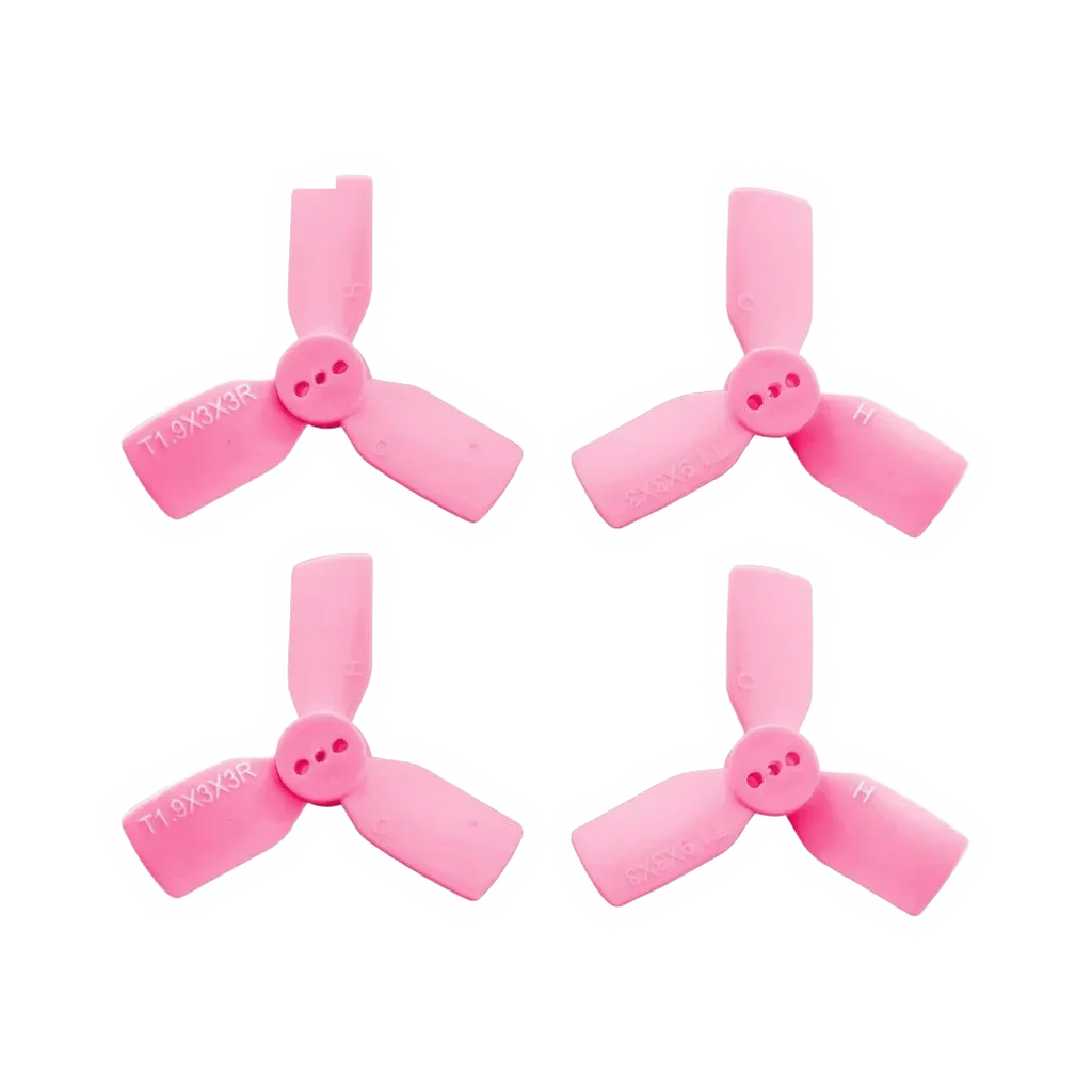 HQProp T1.9 pink propellers - transparent dark mode image 2
