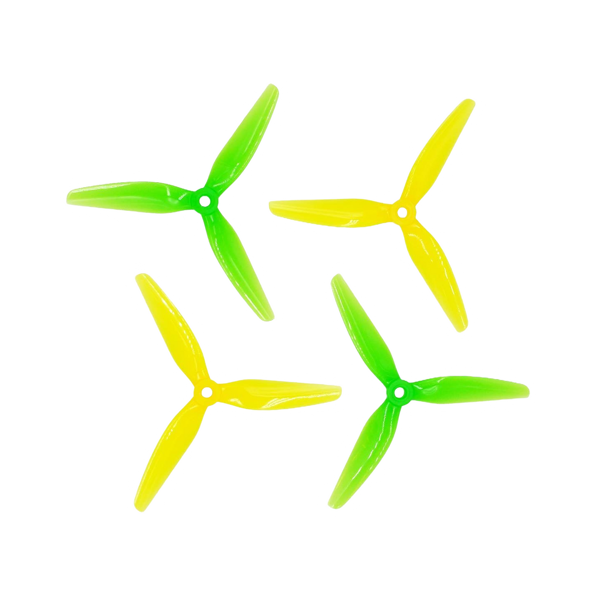 HQProp Ethix S4 5x3.7x3 Lemon Lime Propellers (2CW+2CCW)