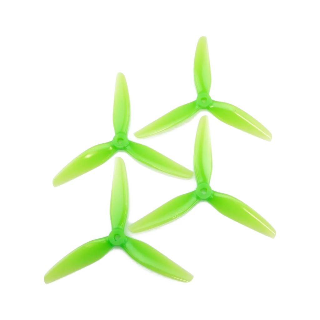 HQ Prop 5.5X3.5X3 Light Green propellers — dark-mode product image