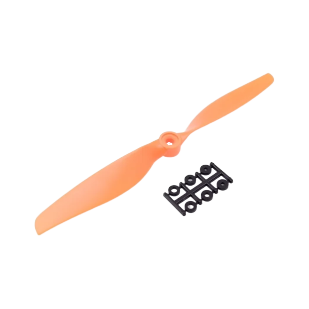 HQ Prop Slow Flyer Pusher 7X4RO (Pair) Orange