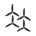 HQProp 4x4.3 black propellers - transparent dark mode image 1