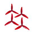 HQProp 5.1X4.6X3 Light Red propellers — dark-mode product image