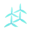 HQProp 5X5X3V1S Light Blue propellers — dark-mode product image