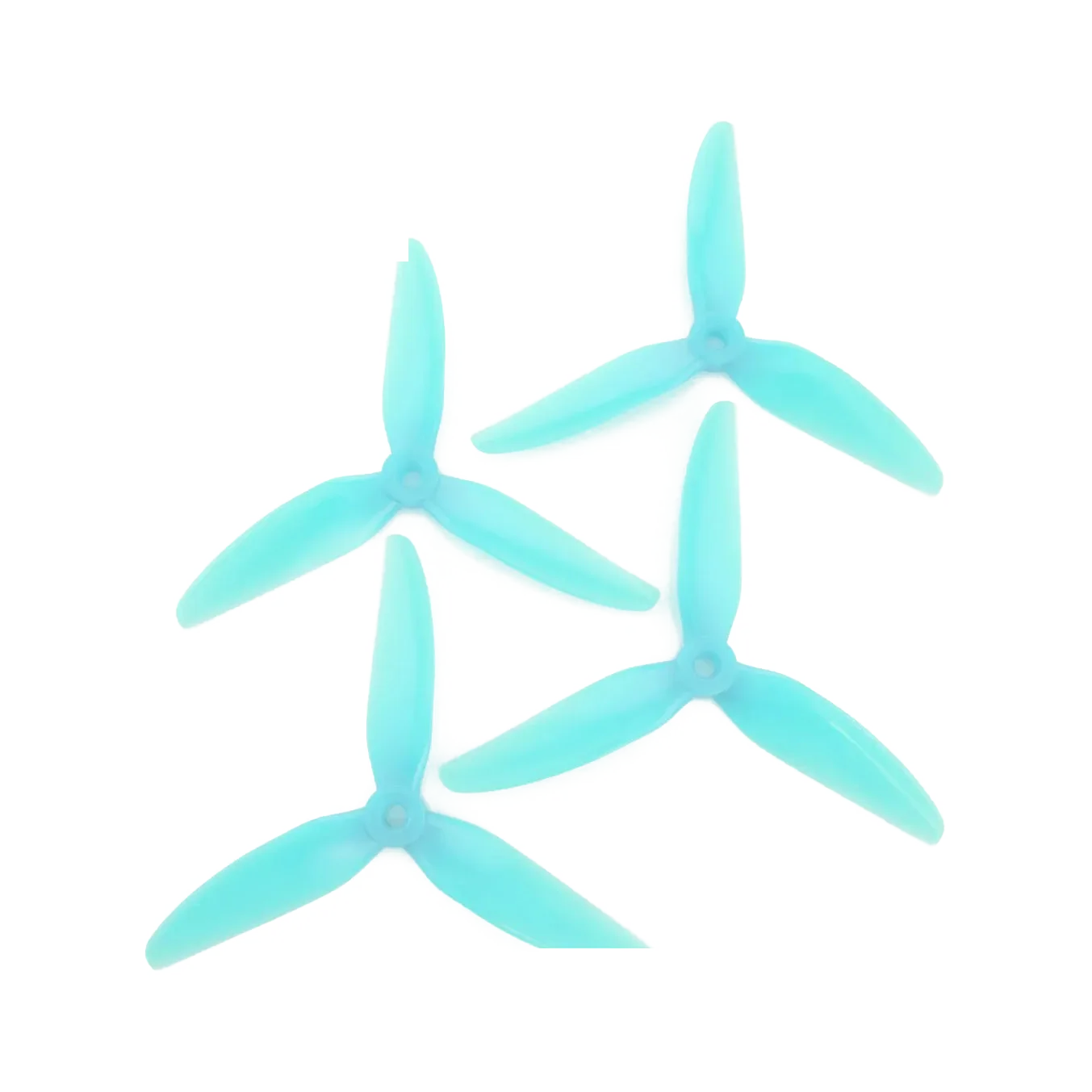 HQProp 5X5X3V1S Light Blue propellers — dark-mode product image