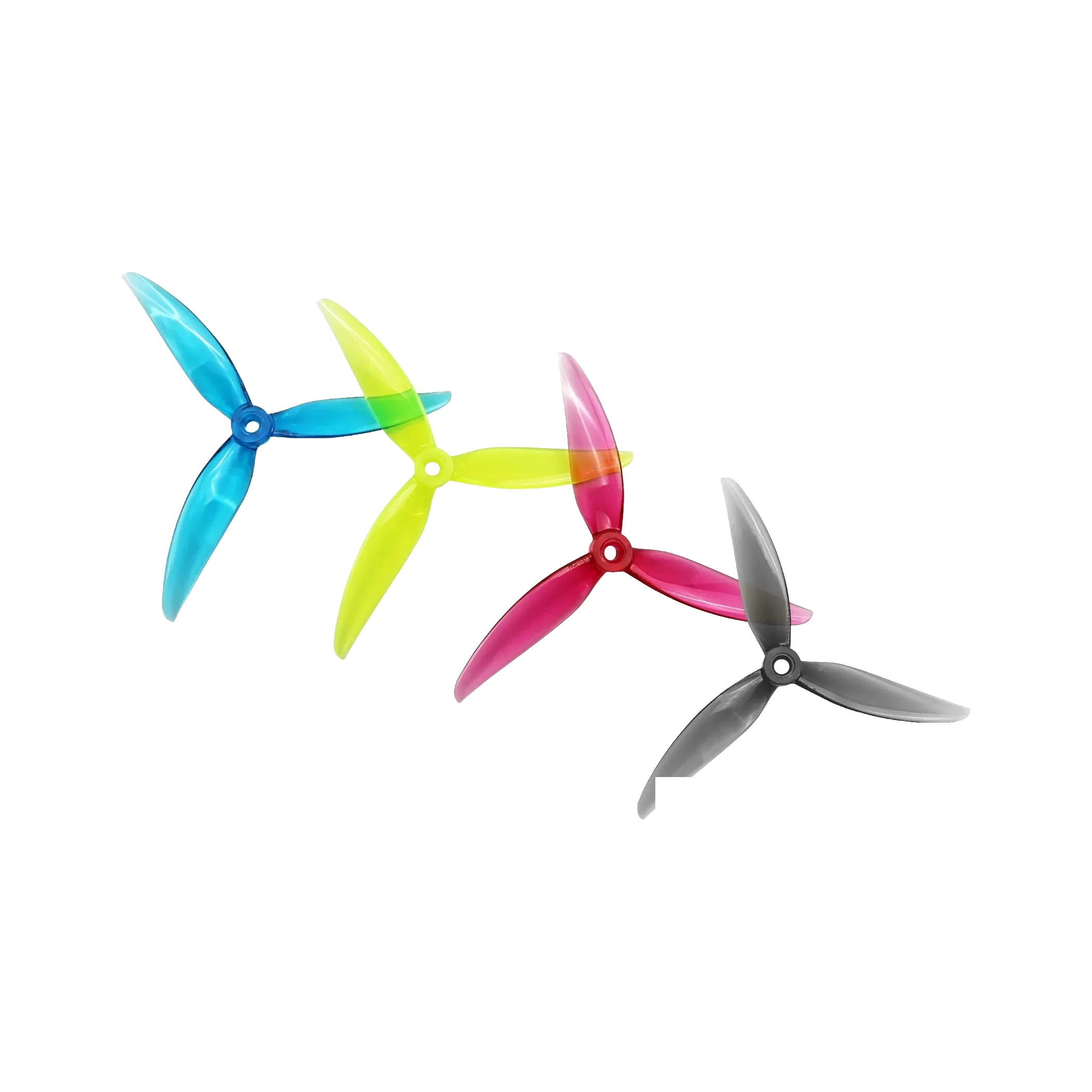 HQProp FlowerPig R29.5 assorted propellers — transparent dark-mode product image 1