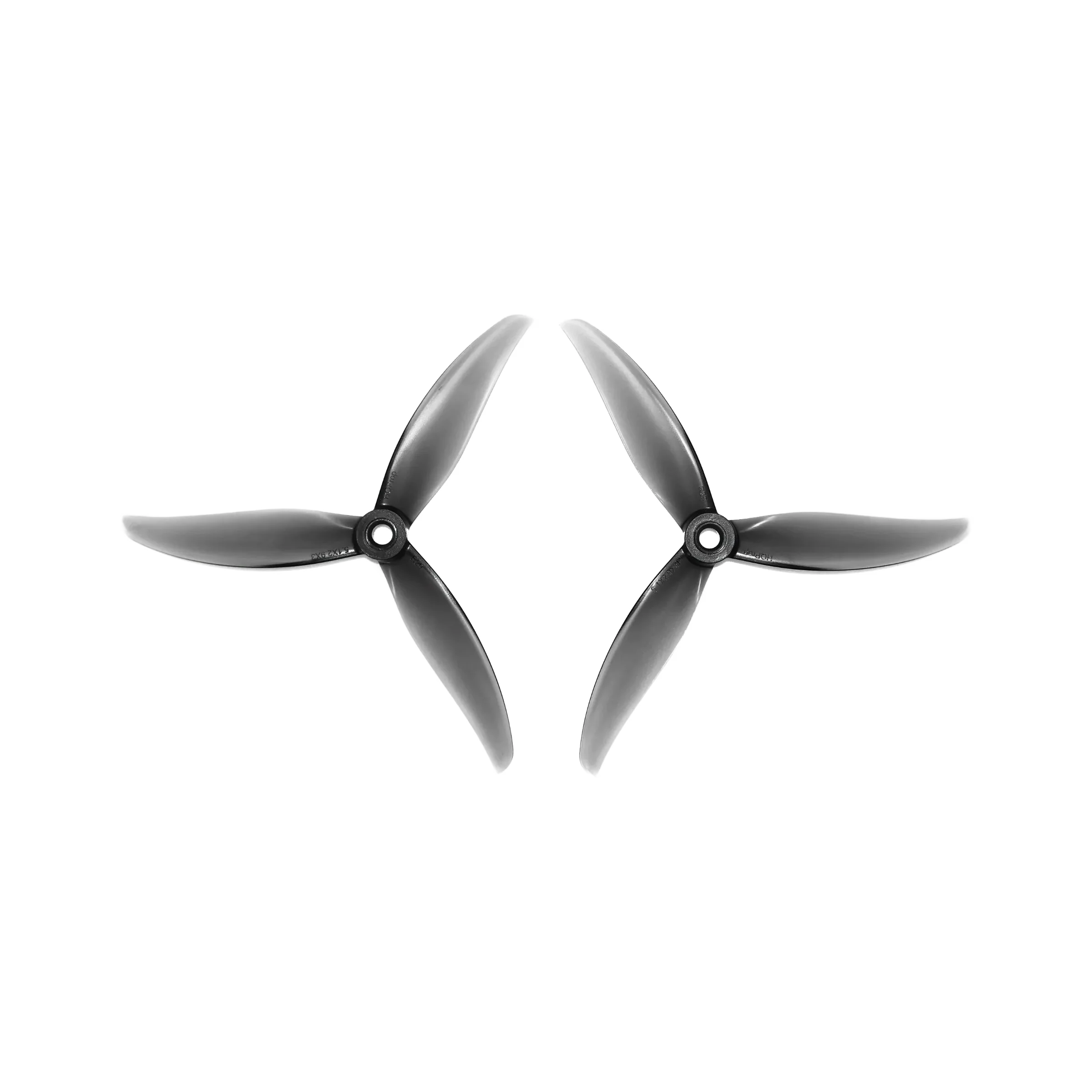 HQProp FlowerPig FPR29 v3 grey propellers — transparent dark-mode product image 2