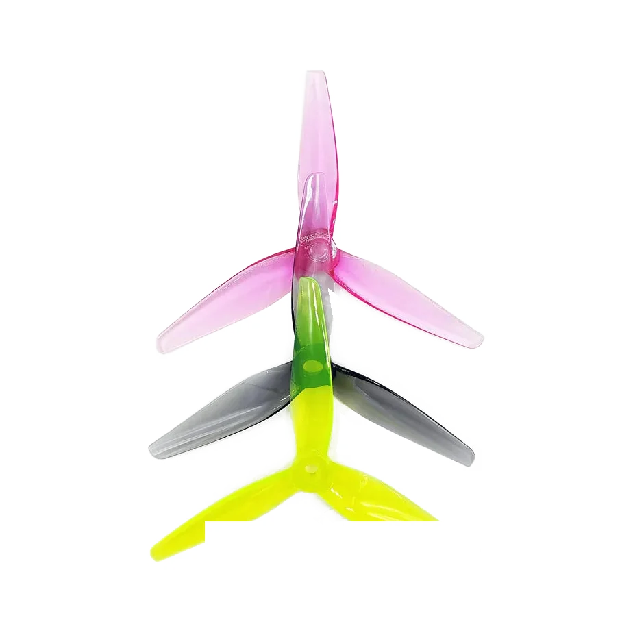 HQProp PizzaCutters 5x3.7x3 FPV Propellers (2CCW+2CW) dark mode product view 2