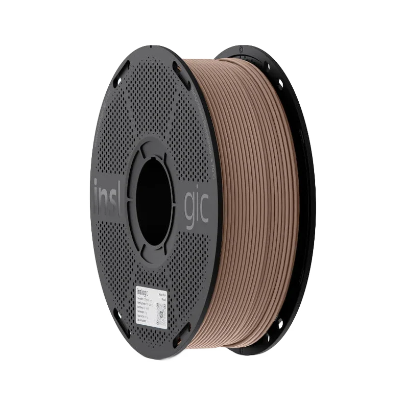 Inslogic WoodFill PLA Filament 1.75mm 1kg - dark mode image 1