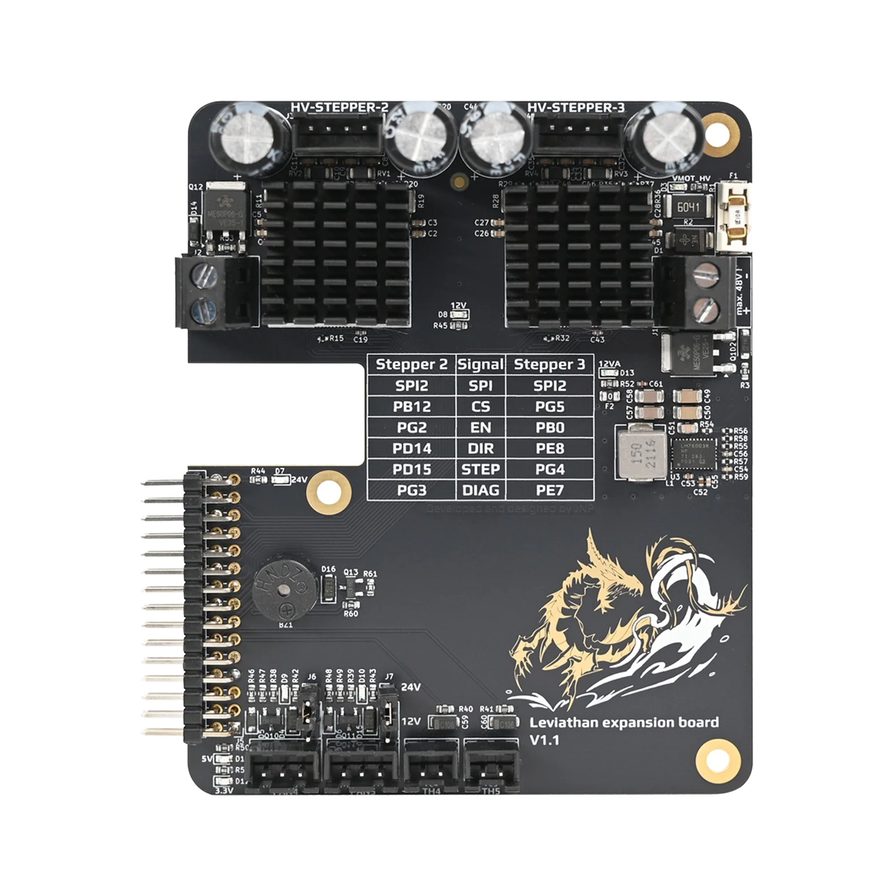 LDO Leviathan Extension Board – dark-mode image 1