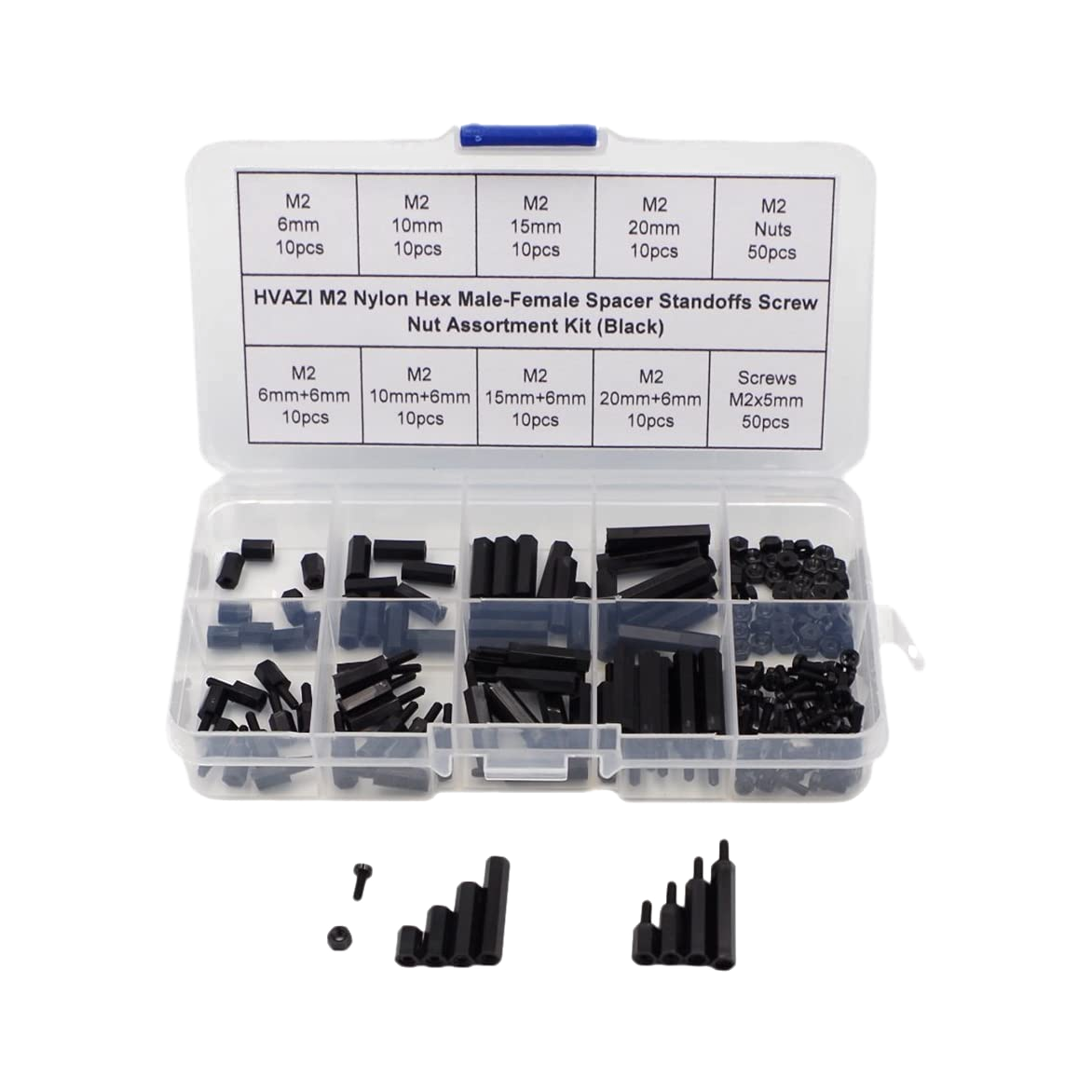 M2 Nylon 180pcs Standoff Kit By Phaser FPV