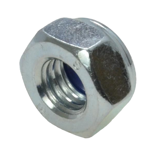 M3 Zinc Class 8 Hex Nyloc Nut (1pc)