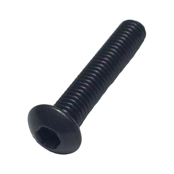 M3 Steel Button Head Screw Black Pack of 10 (Various Sizes)