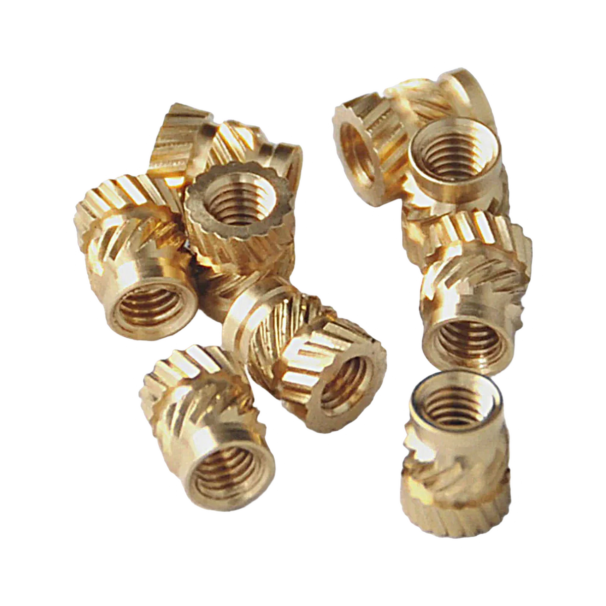 M3xD5xL4 Threaded  Knurled Heatset Inserts (50pcs)