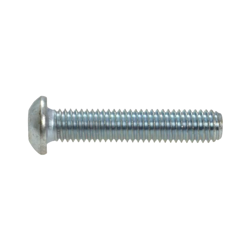 M5 Zinc Grade 12.9 Button Head Socket Screws (3mm Key)