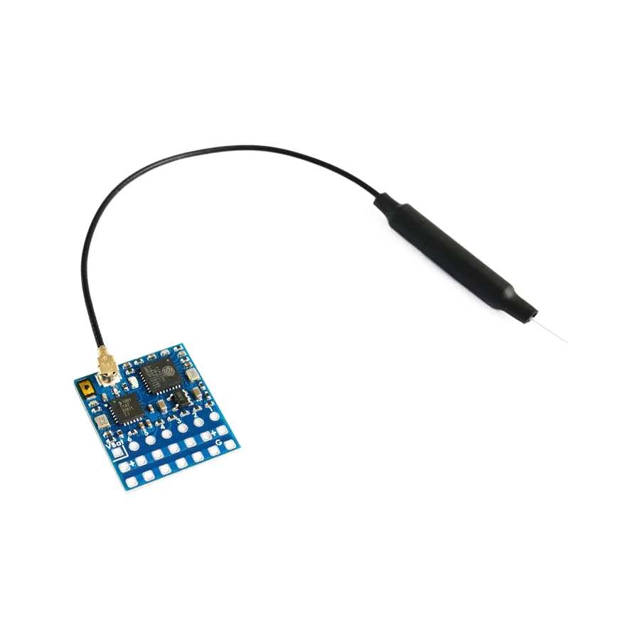 Matek ELRS PWM Receiver ELRS-R24-P6 (2.4ghz) – transparent dark-mode image 1