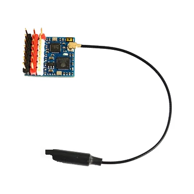 Matek ELRS PWM Receiver ELRS-R24-P6 (2.4ghz) – transparent dark-mode image 2