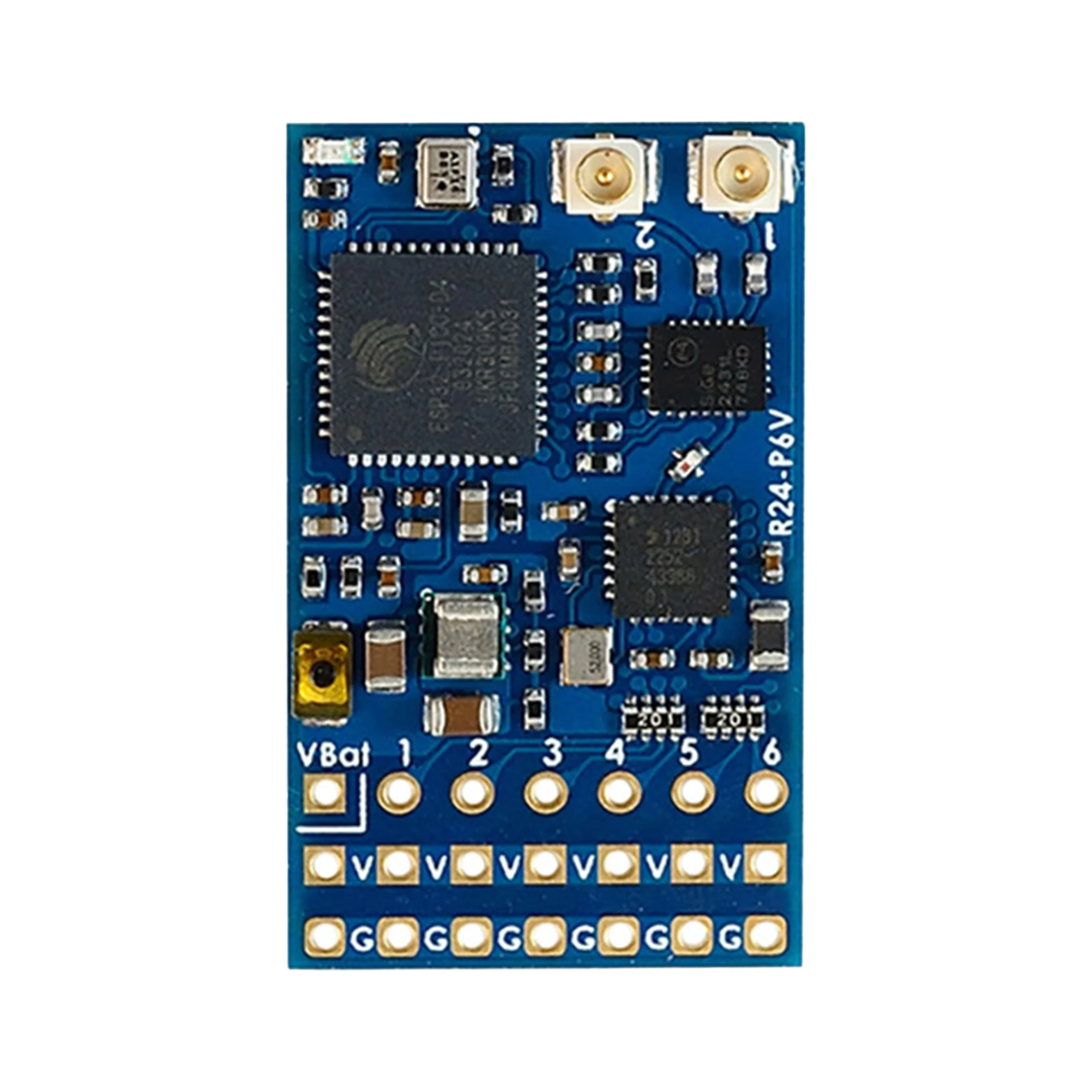 Matek ExpressLRS 2.4GHz PWM Vario Receiver ELRS-R24-P6V (2.4ghz) - dark mode Version 4 image 2