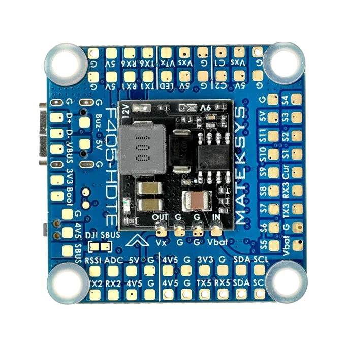 Matek F405-HDTE ICM42688-P Flight Controller - transparent dark mode image 1