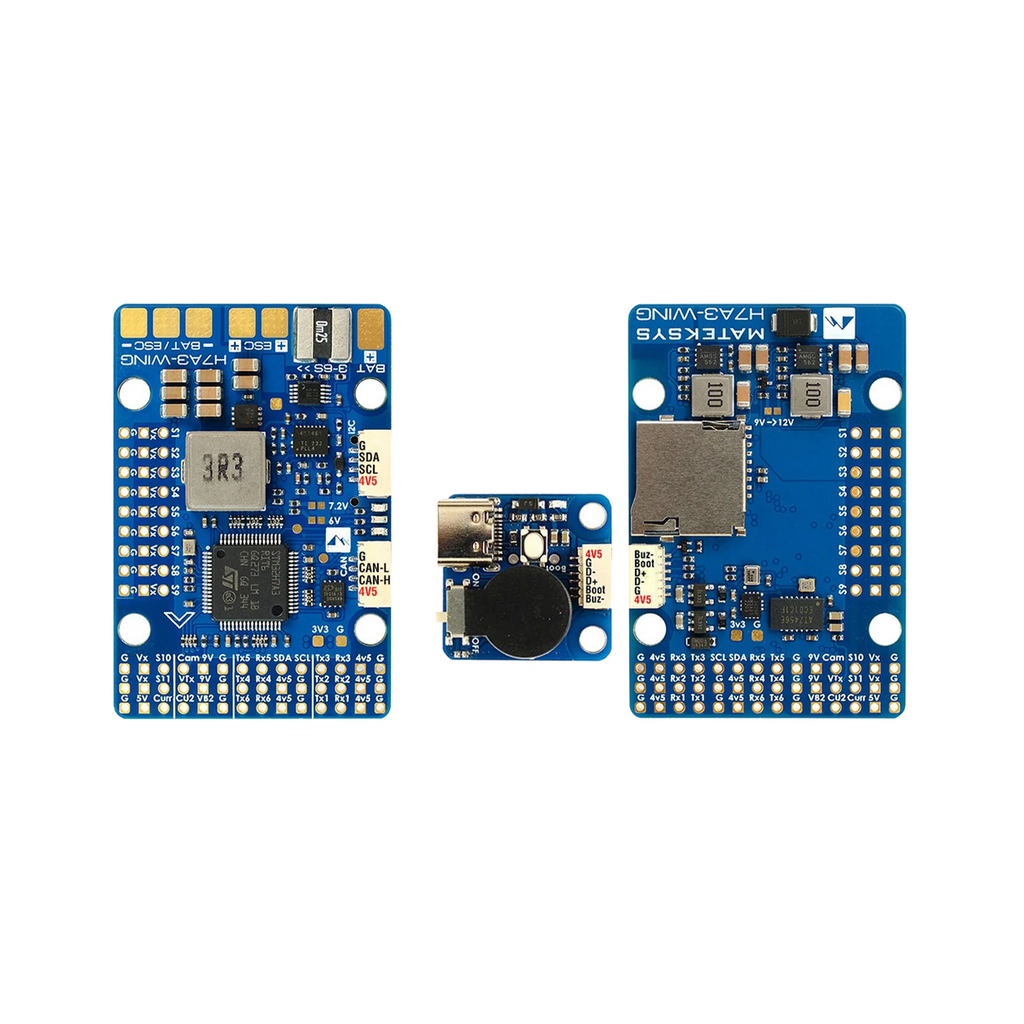 Matek H7A3-WING Flight Controller – dark-mode image 2