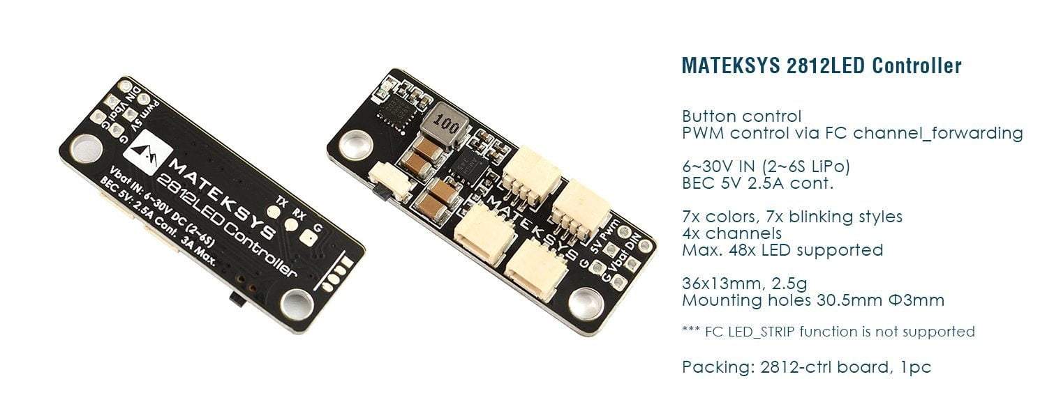 Matek LED Controller / Arm Lights 2812
