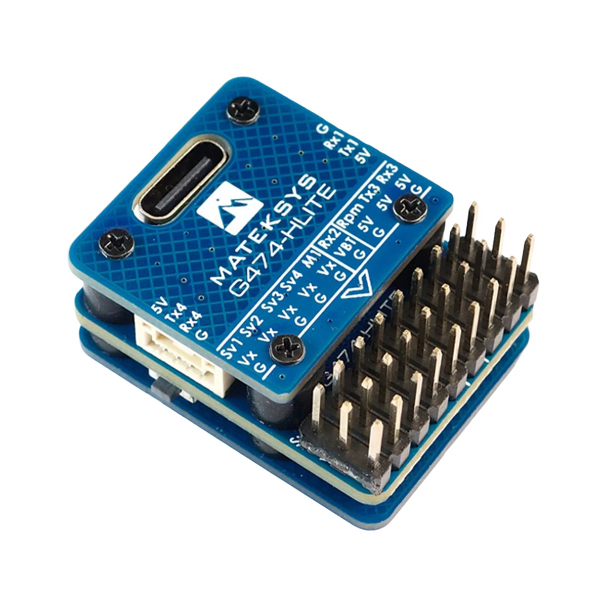 Matek RC Helicopter Flybarless Controller G474-HLITE EOL - dark mode Version 4 image 1