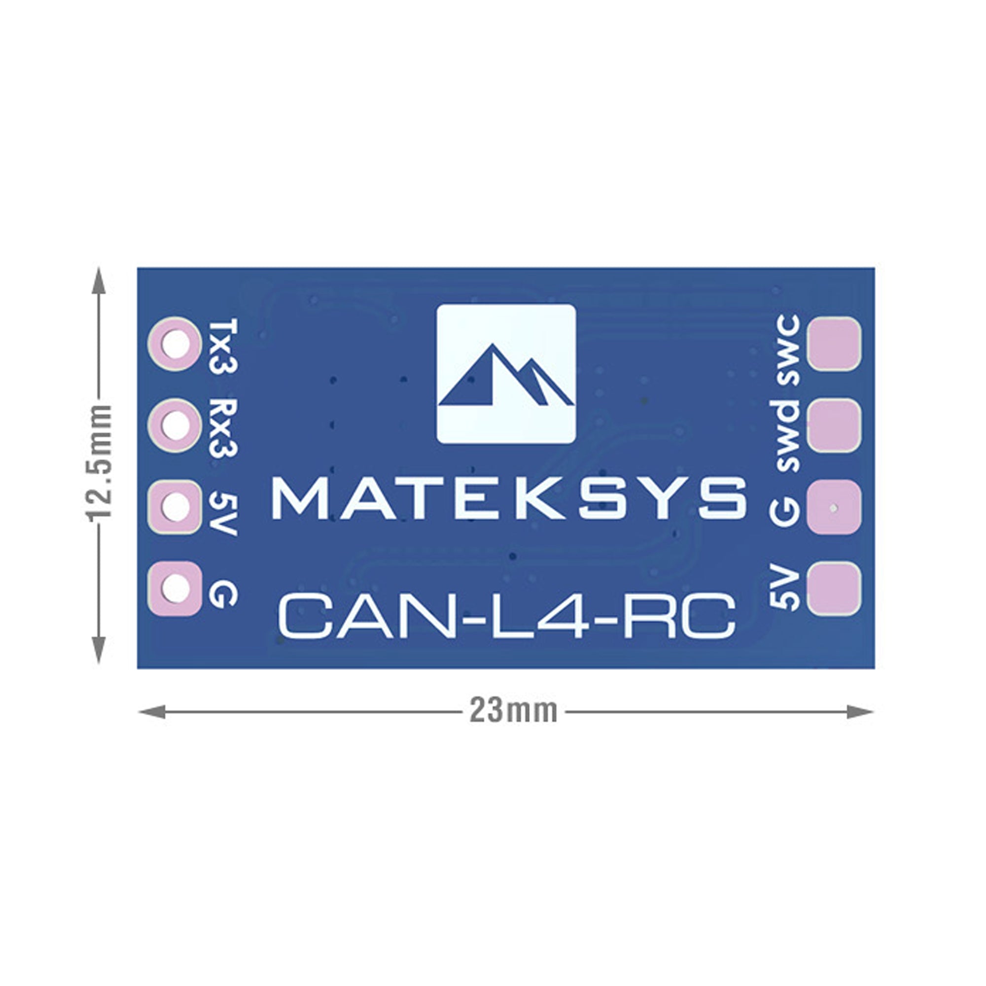 Matek AP_PERIPH CAN RC Input Adapter, CAN-L4-RC