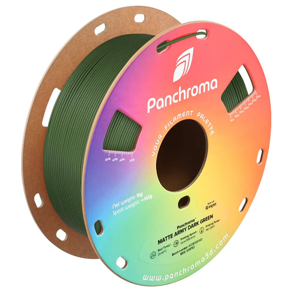 Panchroma Matte PLA Filament 1.75mm 1kg ( Formerly Polymaker PolyTerra PLA)