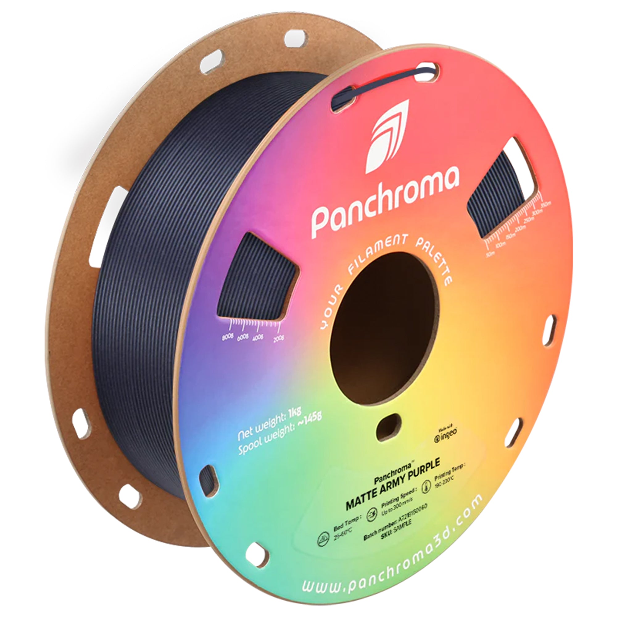 Panchroma Matte PLA Filament 1.75mm 1kg ( Formerly Polymaker PolyTerra PLA)