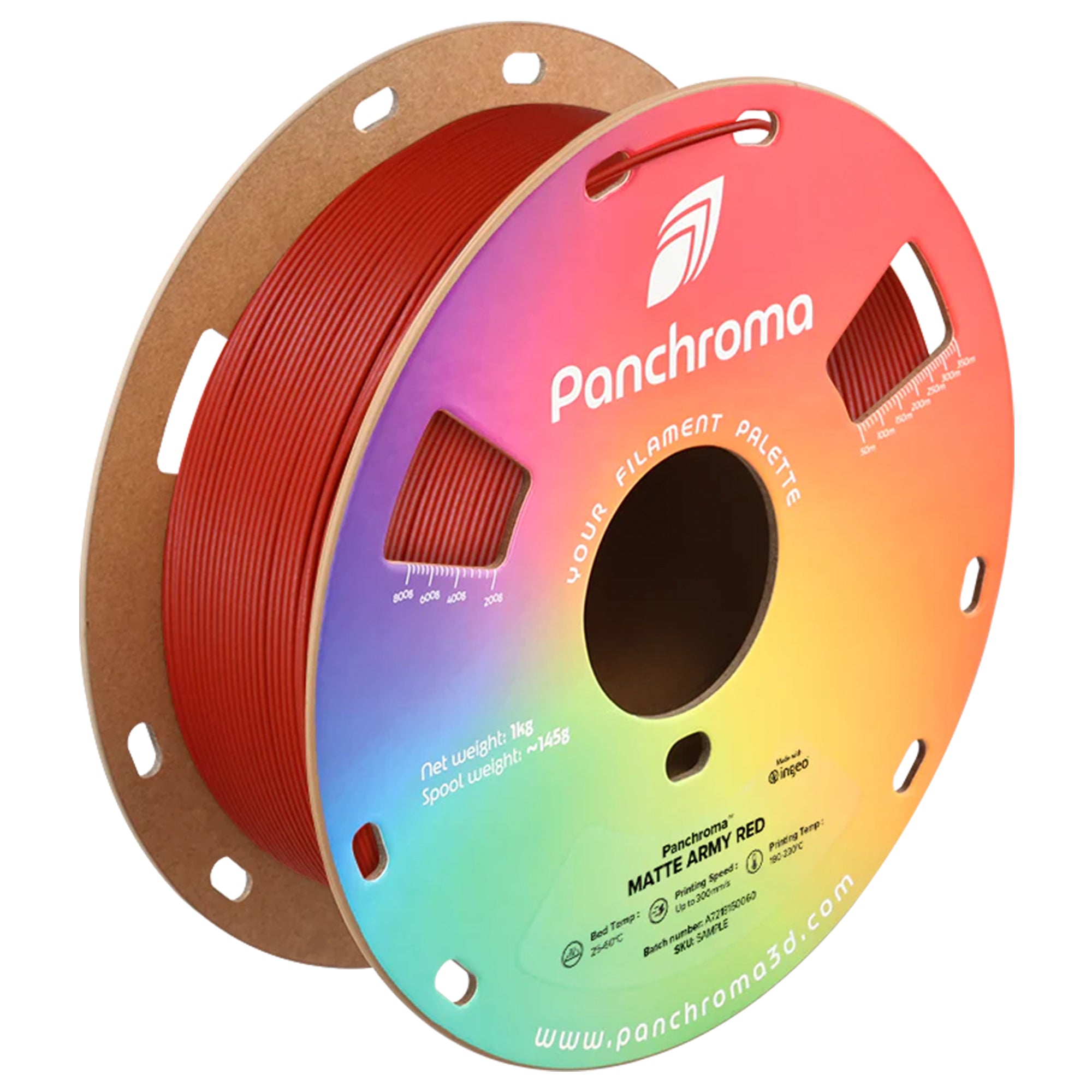 Panchroma Matte PLA Filament 1.75mm 1kg ( Formerly Polymaker PolyTerra PLA)