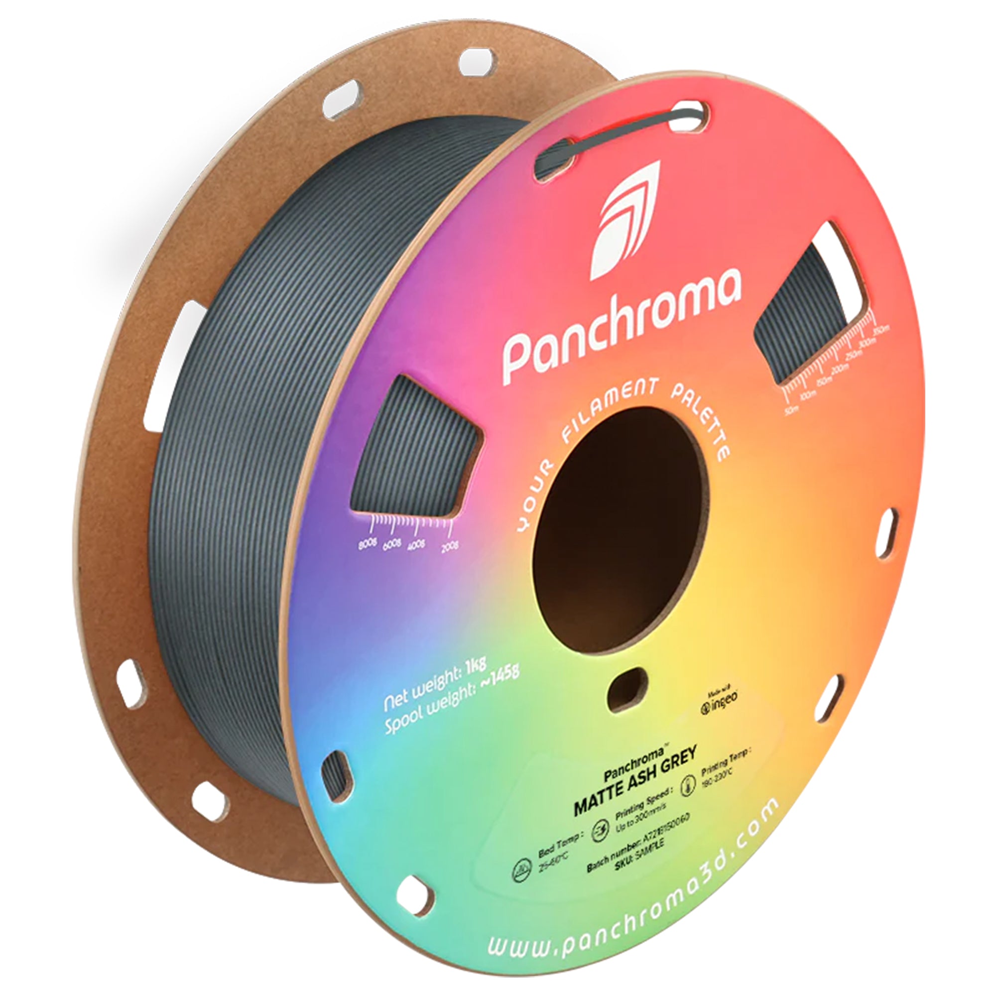 Panchroma Matte PLA Filament 1.75mm 1kg ( Formerly Polymaker PolyTerra PLA)