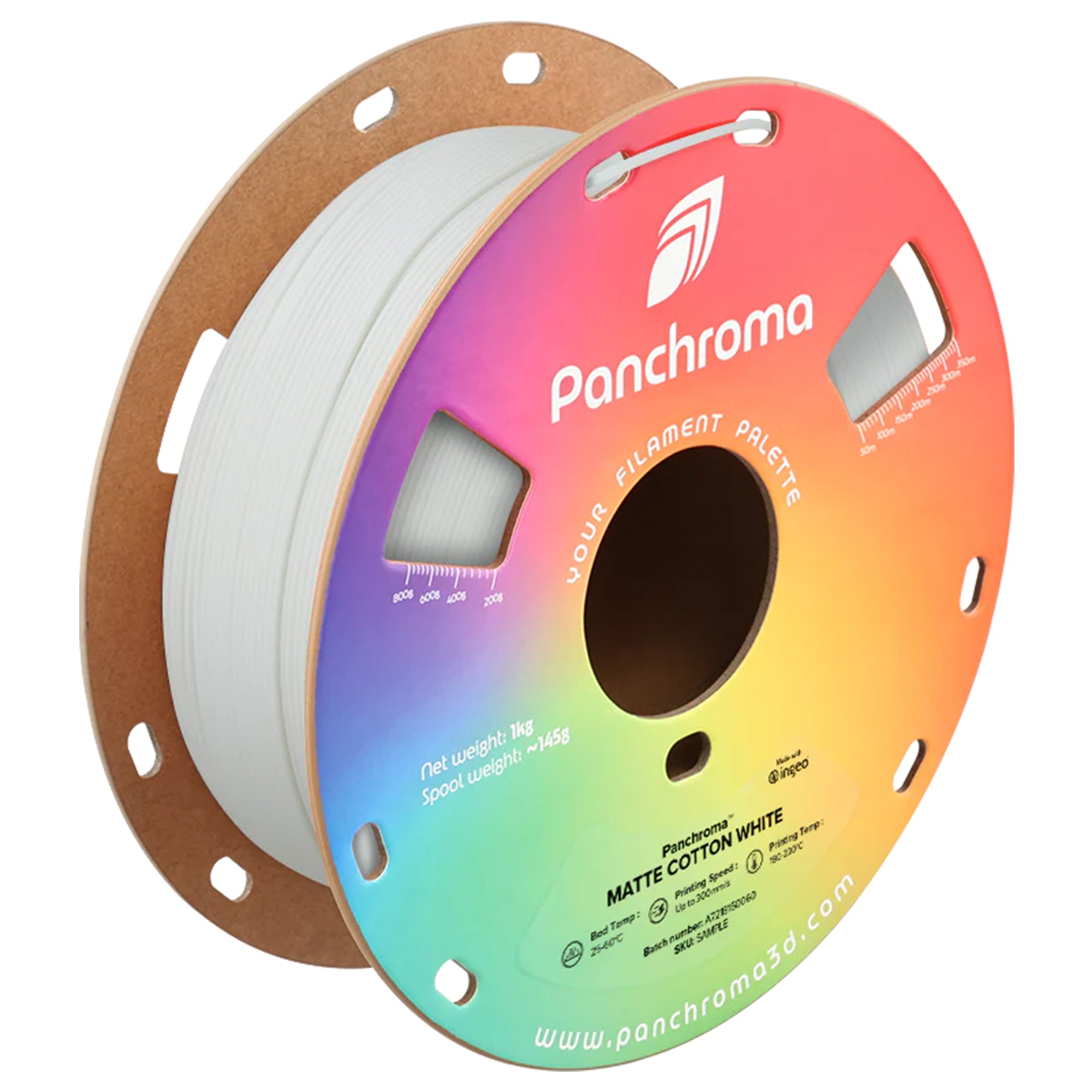 Panchroma Matte PLA Filament 1.75mm 1kg ( Formerly Polymaker PolyTerra PLA)