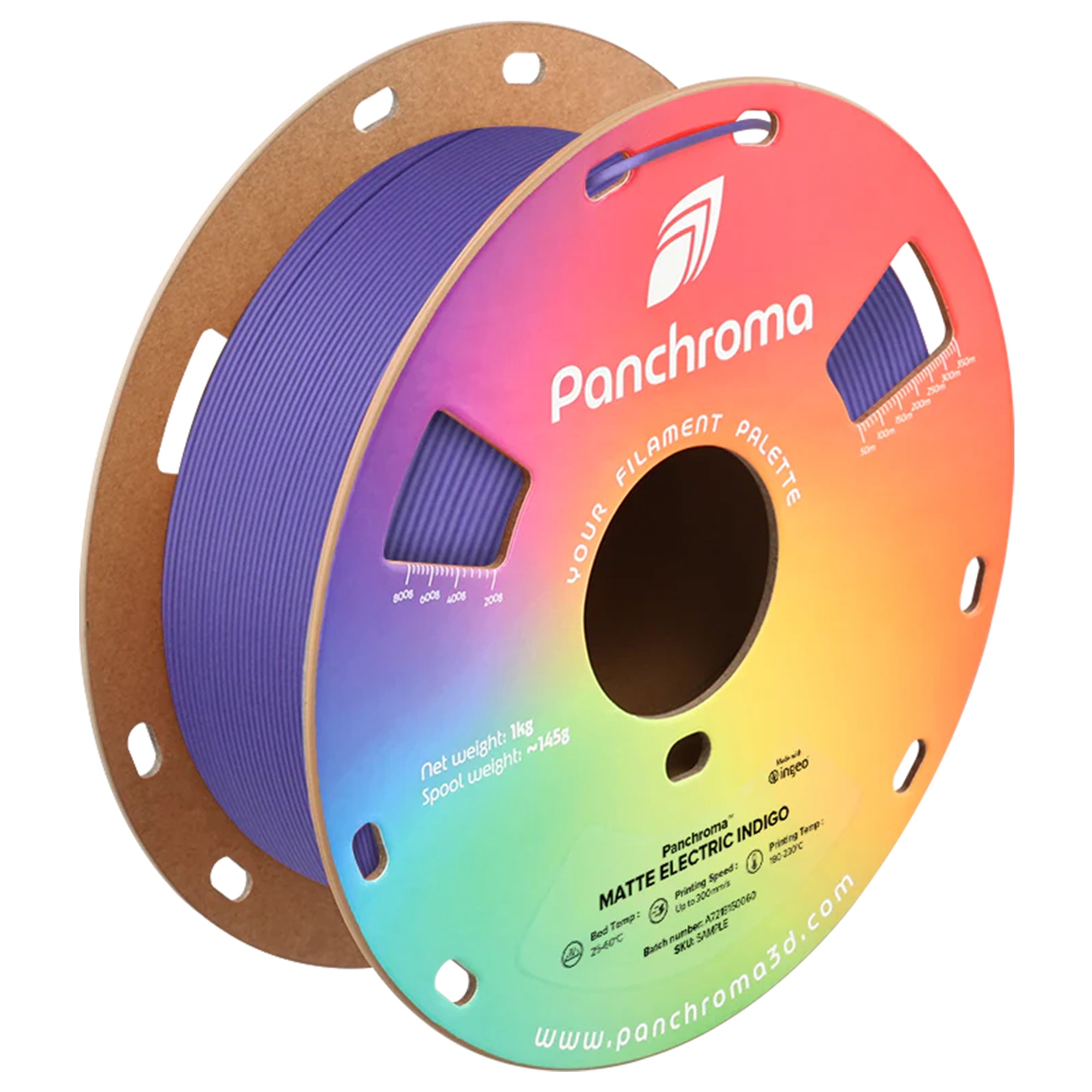 Panchroma Matte PLA Filament 1.75mm 1kg ( Formerly Polymaker PolyTerra PLA)